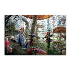 Cakapuzzle Alice Harikalar Diyarında Görseli 120 Parça Ahşap Puzzle