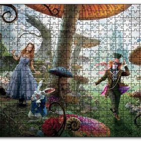 Cakapuzzle Alice Harikalar Diyarında Görseli Mdf 120 Parça Puzzle