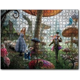 Cakapuzzle Alice Harikalar Diyarında Görseli Mdf 500 Parça Puzzle