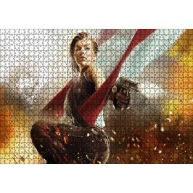 Cakapuzzle Alice Resident Evil 2020 Oyunu 120 Parça Ahşap Puzzle