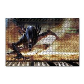 Cakapuzzle Alien Xenomorph 120 Parça Ahşap Puzzle