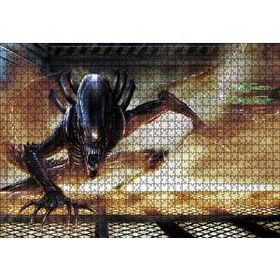 Cakapuzzle Alien Xenomorph 120 Parça Ahşap Puzzle