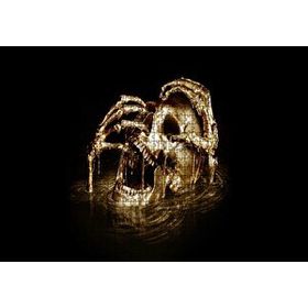 Cakapuzzle Altın Kafatası ve İskelet Eller 120 Parça Ahşap Puzzle