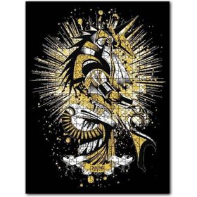 Cakapuzzle Altın Renkli Anubis Siyah Arkaplan 120 Parça Puzzle