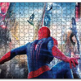 Cakapuzzle Amazing Spider Man 2 Electro Rhino Mdf 500 Parça Puzzle