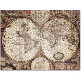 Cakapuzzle Amerika Hatalı Gösteren En Eski Dünya Haritası Mdf 255 Parça Puzzle