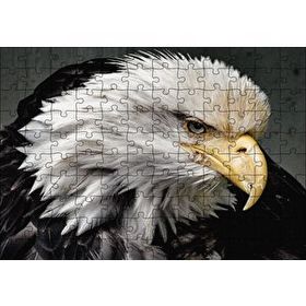 Cakapuzzle Amerikan Kartalı Makro Çekim Mdf 120 Parça Puzzle