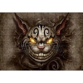 Cakapuzzle Amerikan Mcgee Cheshire Kedisi Görseli 120 Parça Ahşap Puzzle