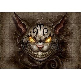 Cakapuzzle Amerikan Mcgee Cheshire Kedisi Görseli 120 Parça Ahşap Puzzle