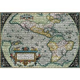 Cakapuzzle Amerikanın İlk Haritası 1570 Görsel 120 Parça Ahşap Puzzle