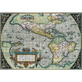 Cakapuzzle Amerikanın İlk Haritası 1570 Görsel 120 Parça Ahşap Puzzle