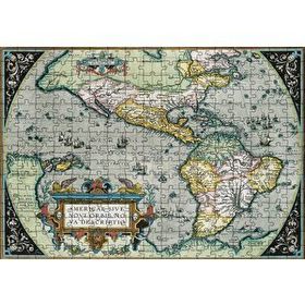 Cakapuzzle Amerikanın İlk Haritası 1570 Görsel 120 Parça Ahşap Puzzle