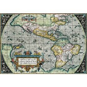 Cakapuzzle Amerikanın İlk Haritası 1570 Görsel 120 Parça Ahşap Puzzle