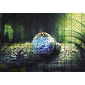 Cakapuzzle Ampül Doğa Karınca Uğurböceği Ahşap 500 Parça Puzzle