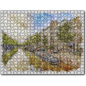Cakapuzzle Amsterdam Suluboya Resim 500 Parça Puzzle