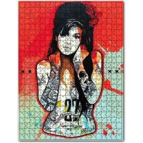 Cakapuzzle Amy Winehouse Baskılı Görsel 120 Parça Puzzle