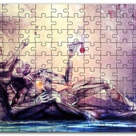 Cakapuzzle Anatomi Fantezi Sanat Görseli Mdf 500 Parça Puzzle