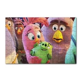 Cakapuzzle Angry Birds Aile Görseli 120 Parça Ahşap Puzzle