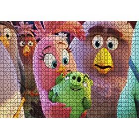 Cakapuzzle Angry Birds Aile Görseli 120 Parça Ahşap Puzzle