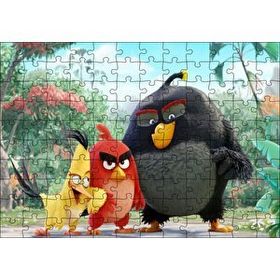 Cakapuzzle Angry Birds Çizgi Film 120 Parça Ahşap Puzzle