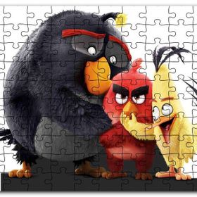 Cakapuzzle Angry Birds Karekterler Görseli Mdf 500 Parça Puzzle