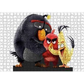 Cakapuzzle Angry Birds Karekterler Görseli Mdf 500 Parça Puzzle