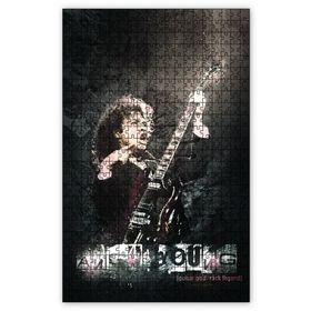 Cakapuzzle Angus Young Efsanevi Gitar İlahı Ahşap 1000 Parça Puzzle