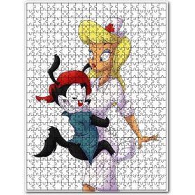 Cakapuzzle Animaniacs ve Çekici Hemşire Ahşap 1000 Parça Puzzle