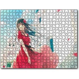 Cakapuzzle Animasyon Filmi Kırmızılı Çiçekli Kız Mdf 500 Parça Puzzle
