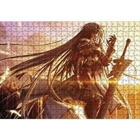 Cakapuzzle Animasyon Savaşçı Kadın Ahşap 500 Parça Puzzle