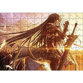 Cakapuzzle Animasyon Savaşçı Kadın Mdf 120 Parça Puzzle