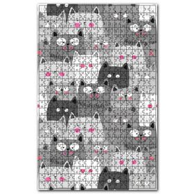 Cakapuzzle Animasyonlu Kedi Yavruları Görseli Ahşap 255 Parça Puzzle