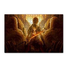 Cakapuzzle Anime Akai Katana 120 Parça Ahşap Puzzle