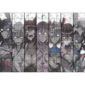 Cakapuzzle Anime Karakteri Kızlar Bir Arada 120 Parça Ahşap Puzzle