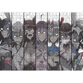 Cakapuzzle Anime Karakteri Kızlar Bir Arada 120 Parça Ahşap Puzzle