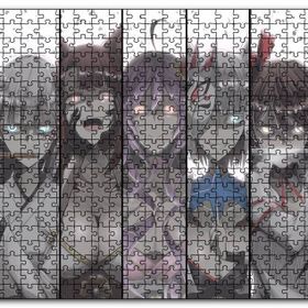 Cakapuzzle Anime Karakteri Kızlar Bir Arada Mdf 255 Parça Puzzle