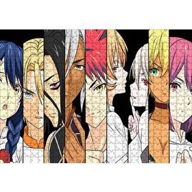 Cakapuzzle Anime Karakterler Şerit Kompozisyon 120 Parça Ahşap Puzzle