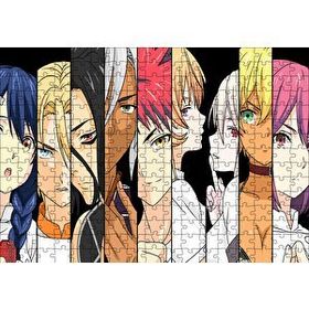 Cakapuzzle Anime Karakterler Şerit Kompozisyon 120 Parça Ahşap Puzzle