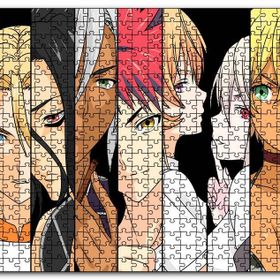 Cakapuzzle Anime Karakterler Şerit Kompozisyon Mdf 1000 Parça Puzzle