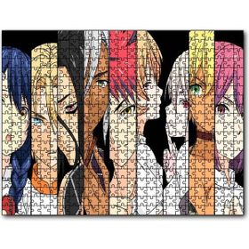 Cakapuzzle Anime Karakterler Şerit Kompozisyon Mdf 120 Parça Puzzle