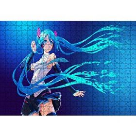 Cakapuzzle Anime Kız Uzun Saçlı 120 Parça Ahşap Puzzle