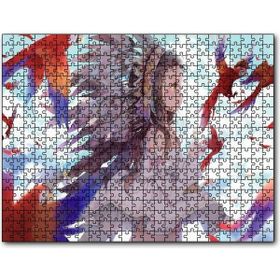 Cakapuzzle Anime Kız ve Papağanlar Görseli Mdf 1000 Parça Puzzle