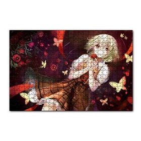 Cakapuzzle Anime Kız Yuuka Kazami 120 Parça Ahşap Puzzle
