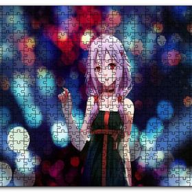 Cakapuzzle Anime Yalnız Hisseden Kız Ahşap 500 Parça Puzzle