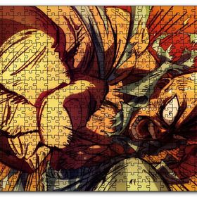 Cakapuzzle Anime Yumruk Atan Adam Mdf 255 Parça Puzzle