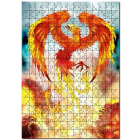 Cakapuzzle Anka Kuşu Fantezi Sanatı Afişi Mdf 1000 Parça Puzzle