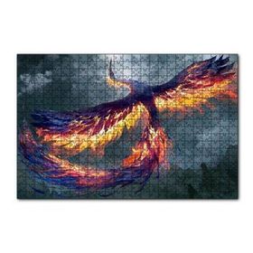 Cakapuzzle Anka Kuşu Yağlı Boya Resmi 120 Parça Ahşap Puzzle