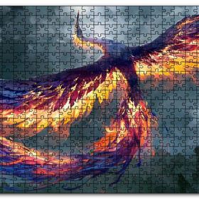 Cakapuzzle Anka Kuşu Yağlı Boya Resmi Mdf 120 Parça Puzzle