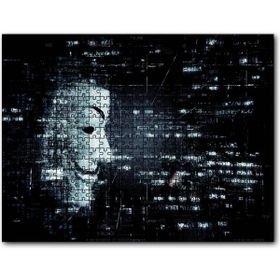 Cakapuzzle Anonymous Maskesi ve Kodlar Mdf 120 Parça Puzzle