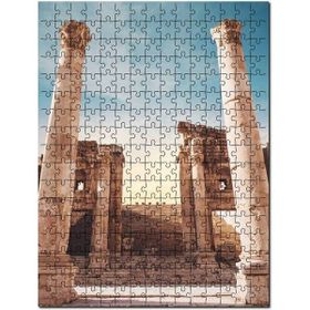 Cakapuzzle Antik Harabeler ve Gündoğumunda Gökyüzü Mdf 120 Parça Puzzle